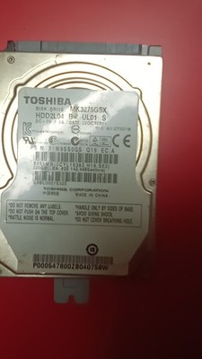 Toshiba MK3275GSX 320GB 2.5'' SATA II 5400RPM 8MB Shock Resistant HDD