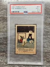 1951-52 Parkhurst hockey Bill Barilko The Winning Goal original card PSA 3.5