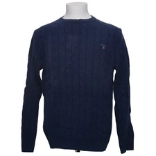 GANT, Strickpullover, Größe: L, Blau, Wolle...