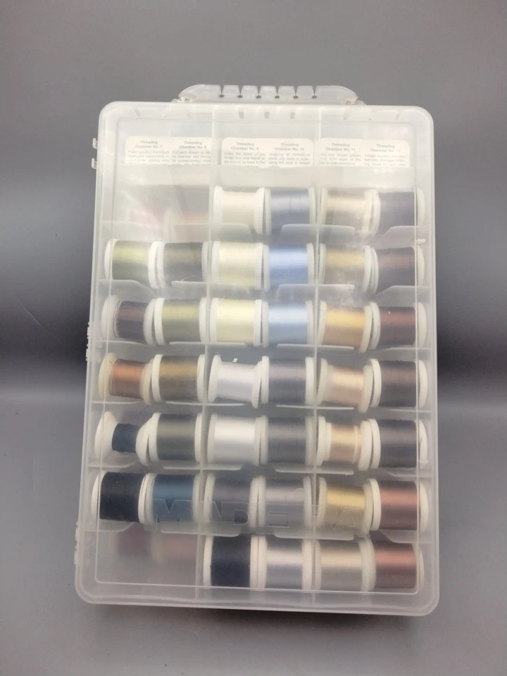 80 Spools Madeira Rayon Embroidery Thread Set with Case Tacklebox style - Image 4 of 4