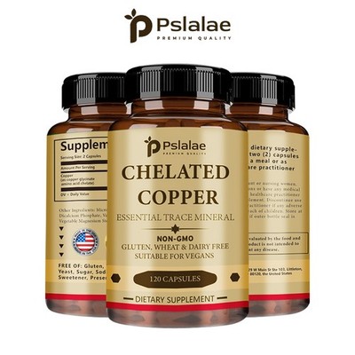 Chelated Copper Capsules - for Collagen Production, Supports Connective Tissue