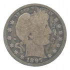 BETTER 1897-O Liberty Barber 90% Silver US Quarter *163