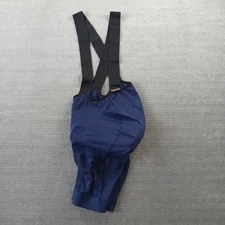 Velocio Luxe Cycling Bib Shorts Mens Medium Navy Blue Stretch Padded