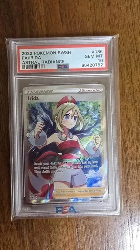 2022 Irida (Full Art) 186/189 Swsh10: Astral Radiance PSA 10