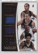 2014-15 Immaculate Quad Relics 29/49 Shabazz Napier Aaron Gordon Noah Vonleh 2f0