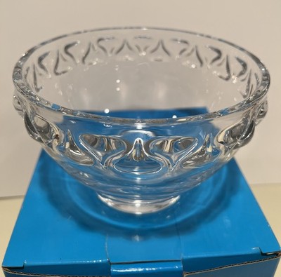 Hershey's Kisses Rimmed 6'' Crystal Candy Bowl by Godinger NEW in Original Box