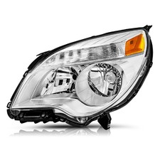 Headlights Assembly 2010-2015 Equinox Halogen with Bulbs Left Driver Side
