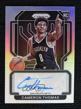 2021-22 Panini Prizm Rookie Signatures Silver Cameron Thomas #RS-CAM Auto 0u5r