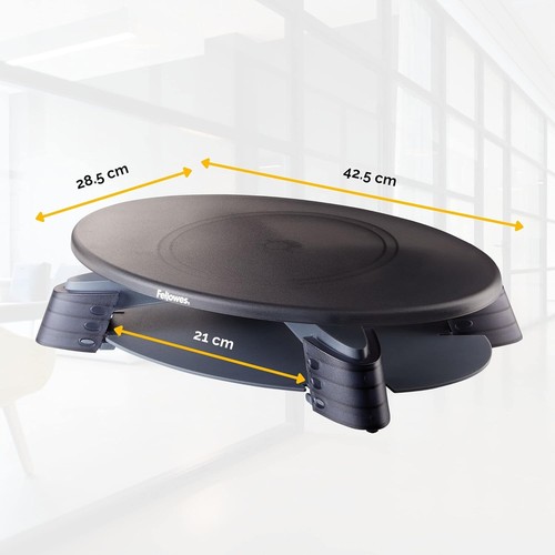 Fellowes Compact Rotating Height Adjustable Monitor Stand - Picture 4 of 6