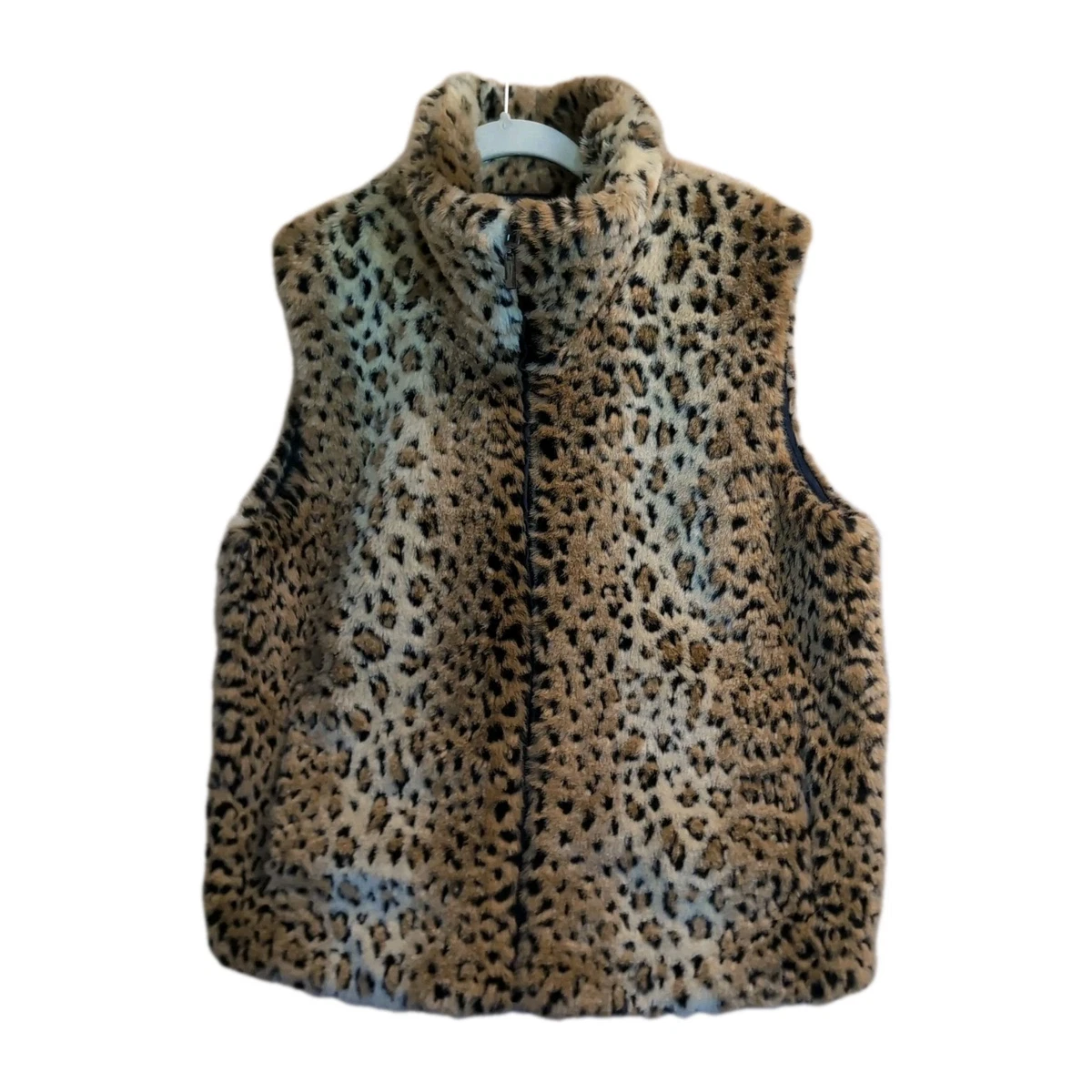 leopard faux fur vest products for sale | eBay 60's Leopard Fur