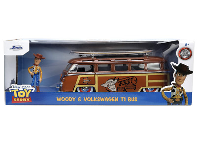 Jada Toys Disney Pixar Toy Story 1:24 Volkswagen T1 Bus Diecast