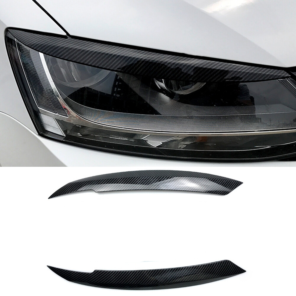 For Volkswagen VW Jetta MK6 Sagitar NCS 2010-2018 Headlight Eyebrow Trim Car Fro