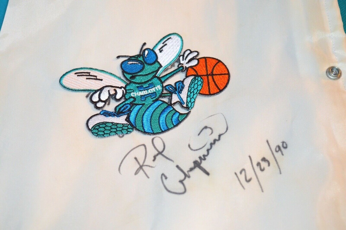Near Mint Vintage CHALK LINE Charlotte Hornets Signed Rex Chapman
