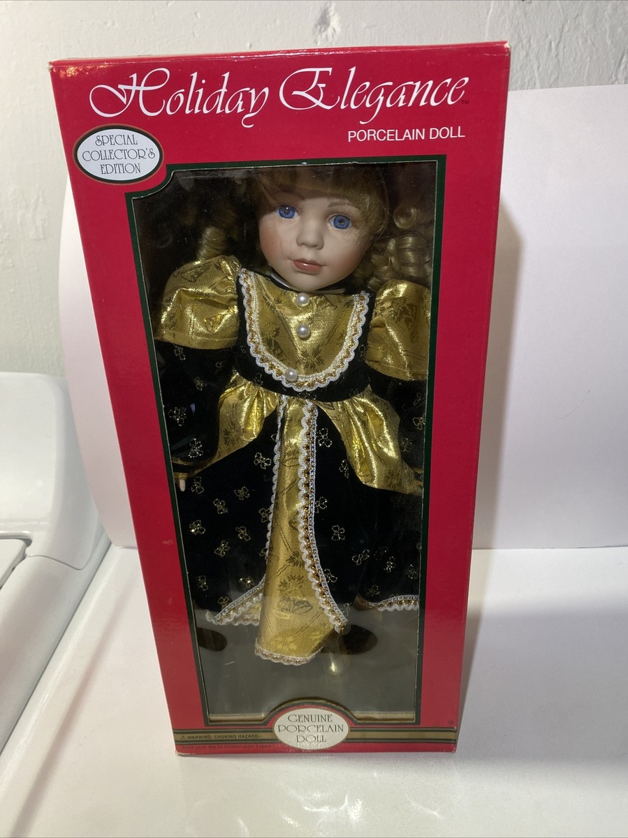 Holiday Elegance Special Collector's Edition Porcelain Doll 17