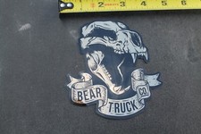 ADESIVO Orso Skateboard Truck Longboard Silver Skull Z29B Vintage Skateboarding