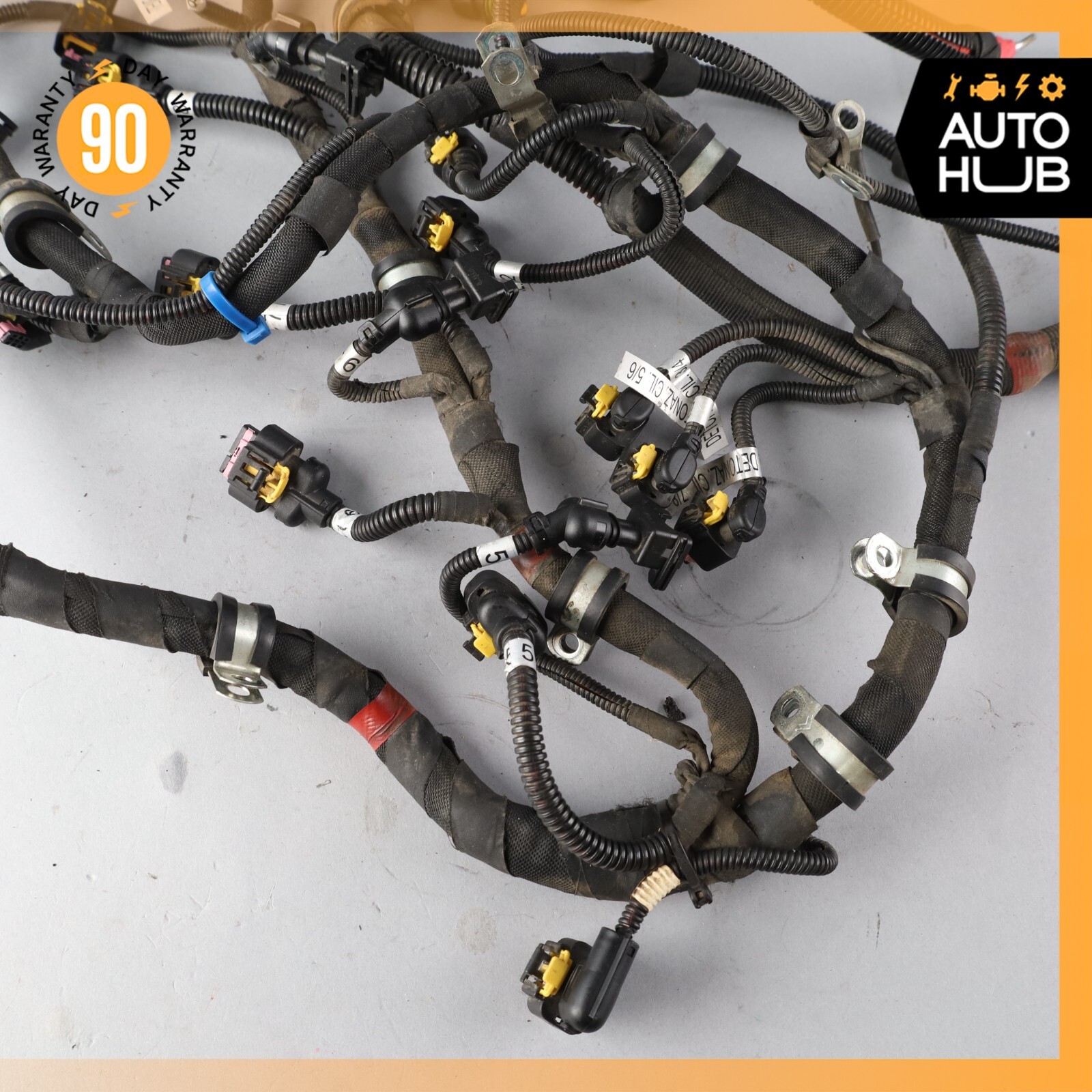 09-19 Maserati Quattroporte 4.7L Fuel Injector Injection Wiring Harness OEM 68k