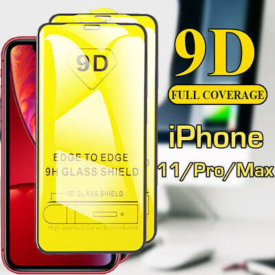 11D Glas für iPhone 11 | PRO | 11 PRO MAX Panzerfolie Displayschutz Hartglas 9H