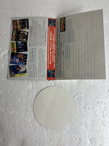 ROLLING STONES Bridges to Babylon Tour Book & MercH Catalogues & Sticker 1997-98 - Picture 9 of 12