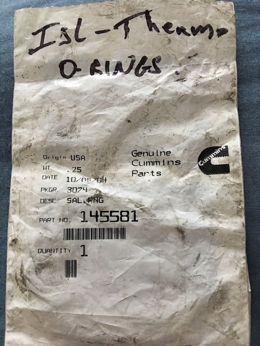 Cummins SEAL,O RING 145581 | eBay