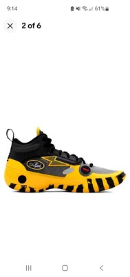 Li-Ning Way of Wade 10 Caution Sizes 9. 5 TO 12  ABAS115-10 NEVER TRIED ON/BOX!