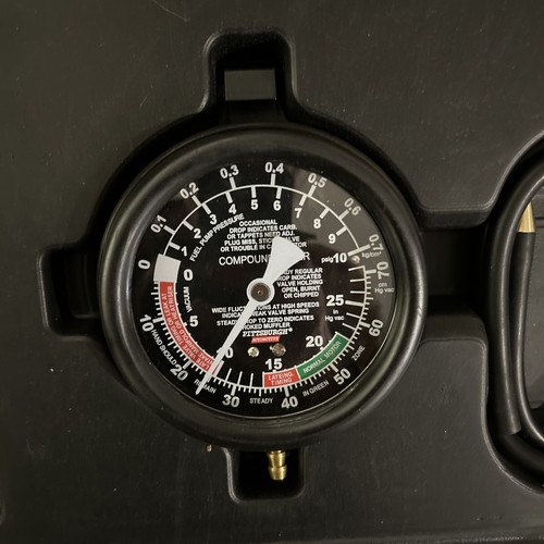 Pittsburgh Automotive 62637 Fuel Pump And Vacuum Gauge Tester Brand New open box - Foto 9 di 11