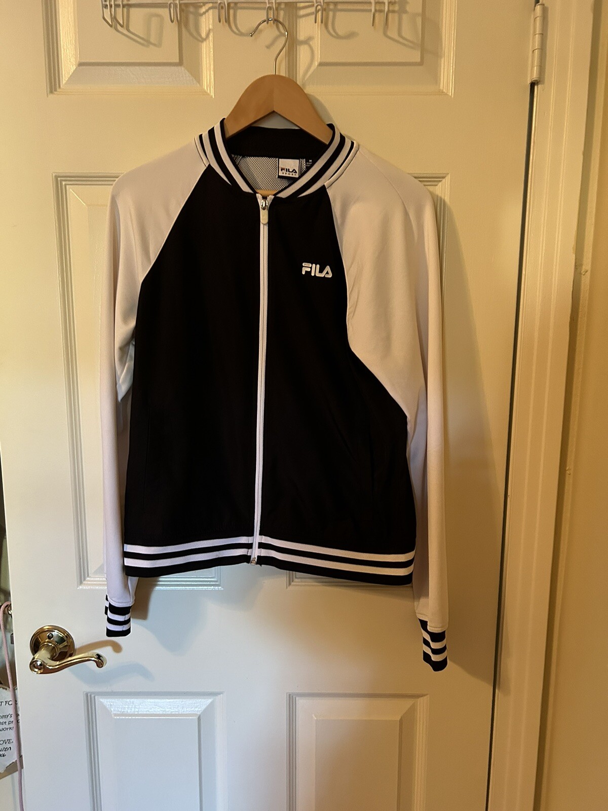 Giacca donna Fila Performance Sport nero bianco taglia media