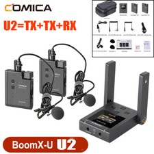 COMICA BoomX-U U2 Broadcast UHF Wireless Microphone System Transmit Receiver