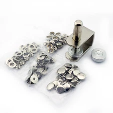 C.S. Osborne Snap Fastener Kit K230-20, Size 20 Snaps, 25 Sets Made In USA