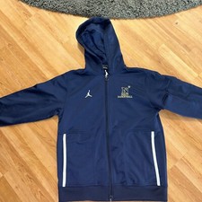 Air Jordan Nike Team Mens M US Naval Academy NAVY Midshipmen Basketball Hoodie
