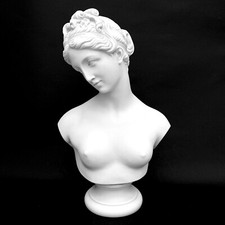 VENUS / APHRODITE - CLASSICAL MARBLE BUST SCULPTURE - MADE IN ENGLAND  14" 6.2kg
