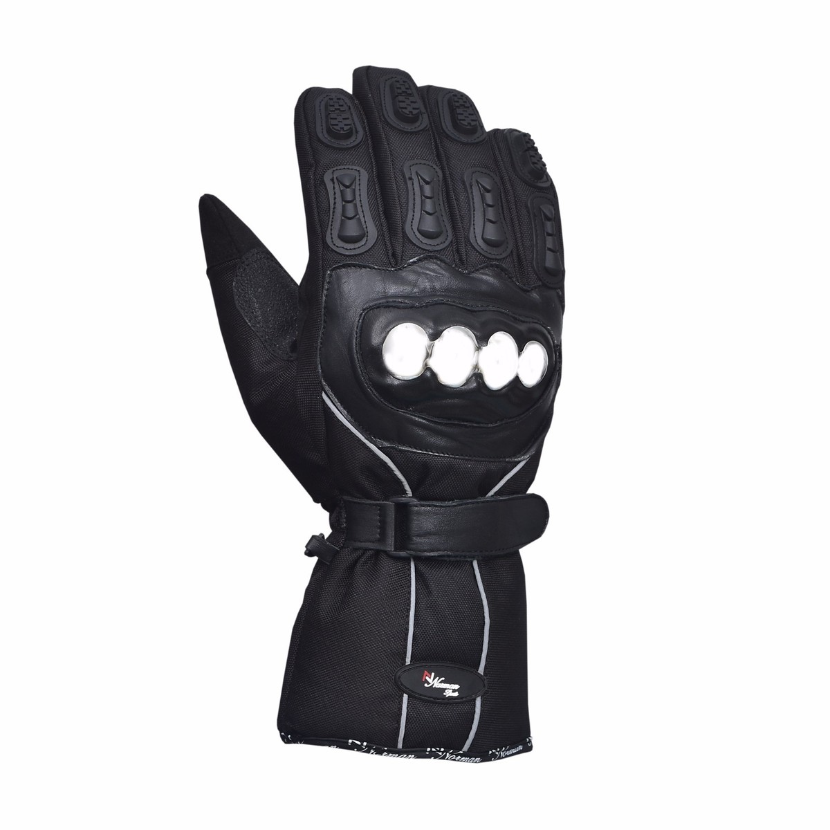 Polar Force Motorrad Handschuhe Rot – Wasserdicht Mit Stahl-Knöchelschutz & Thinsulate Isolierung
