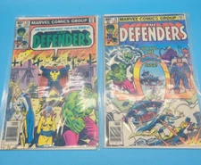 1979 Marvel The Defenders #75 & #76 Comic Books