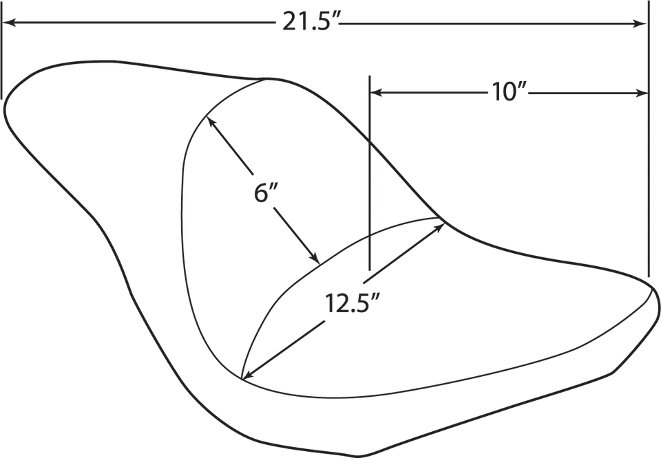 2015-2021 Indian Scout & Scout Sixty 3/4 Low Solo Style Seat Mild Stitch Brown - Image 3 of 3