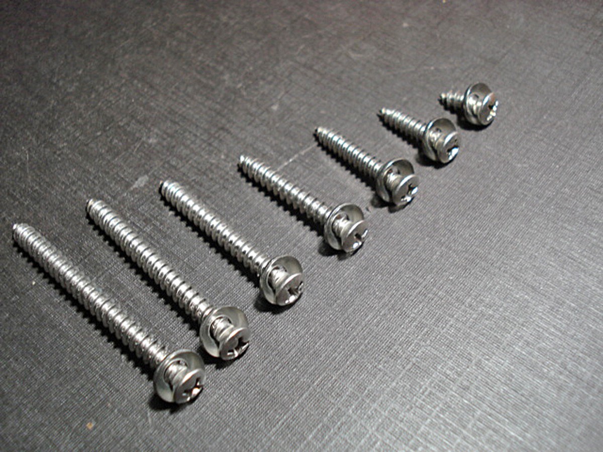 8 x 1 3/4 inch Phillips oval head sheet metal screw, #6 head, chrome - Auto Body Clips Direct