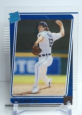 2021 Panini Chronicles Clearly Donruss Baseball #23 Casey Mize Rated Rookie