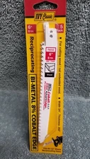 Bi-Metal Reciprocating Saw Blade 6"-6TPI  (5 Pack)  by IVY Classic 28320