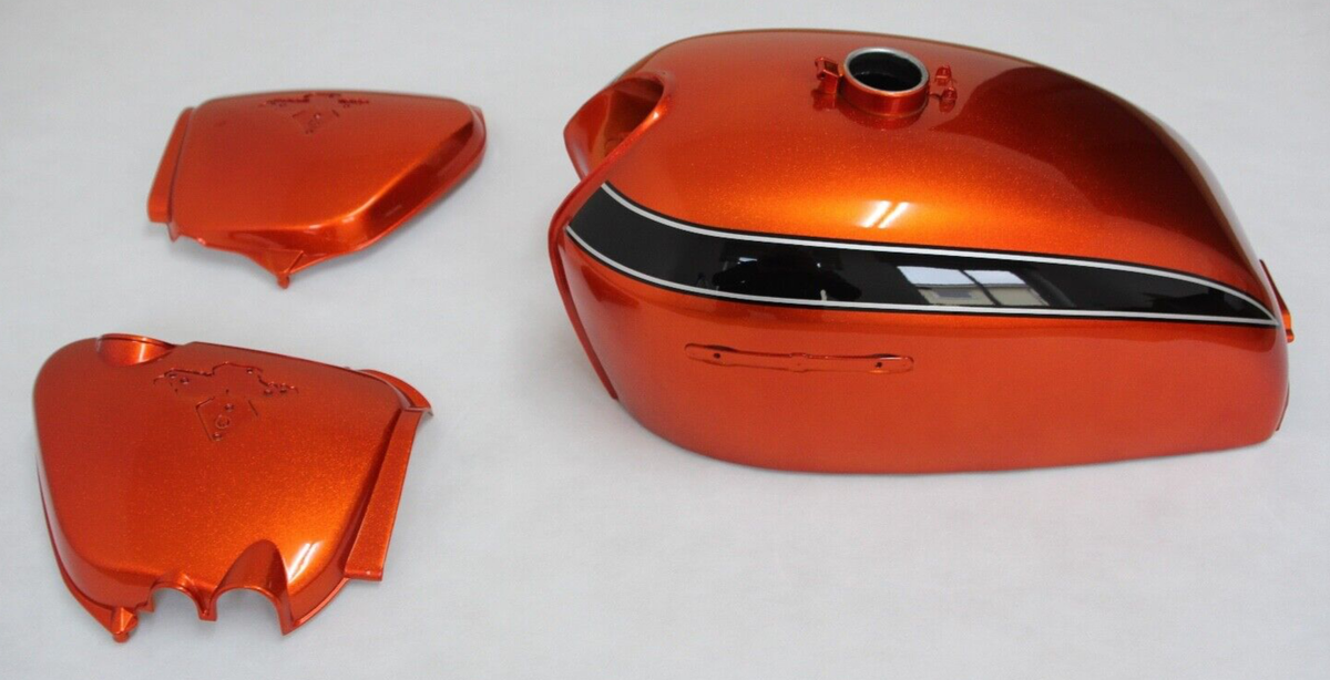 Honda CB 750 Four K2 Paint Set Flake Sunrise Orange