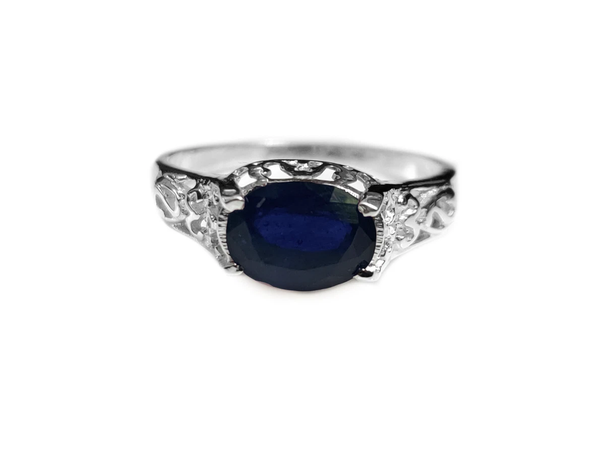 Statement mens sale sapphire rings