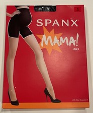 Spanx Maternity Mama All Day Support Short Mid-Thigh Shaper Black Size C