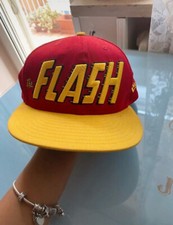 VINTAGE RARO NEW ERA DC COMICS FLASH CAPPELLO ROSSO/GIALLO