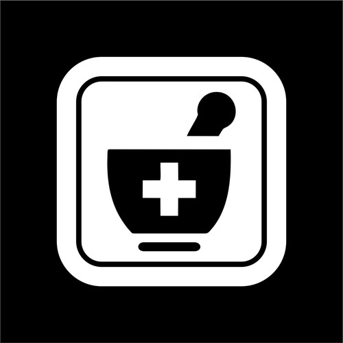 PHARMACY Decal Sticker Symbol, Vinyl, Window, Wall, Car Sign Car Colors & Sizes  - Picture 2 of 15