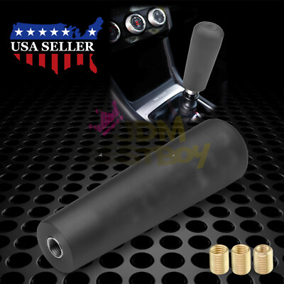 Gray Shift Knob Stick Frosted Matte Crystal Bubble Long Throw Gear Shifter 15cm