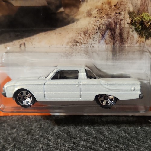 2020 Matchbox Metallic White '61 Ford Ranchero, MBX #75 W/ 6-SPOKE Rim Variation - Picture 6 of 11