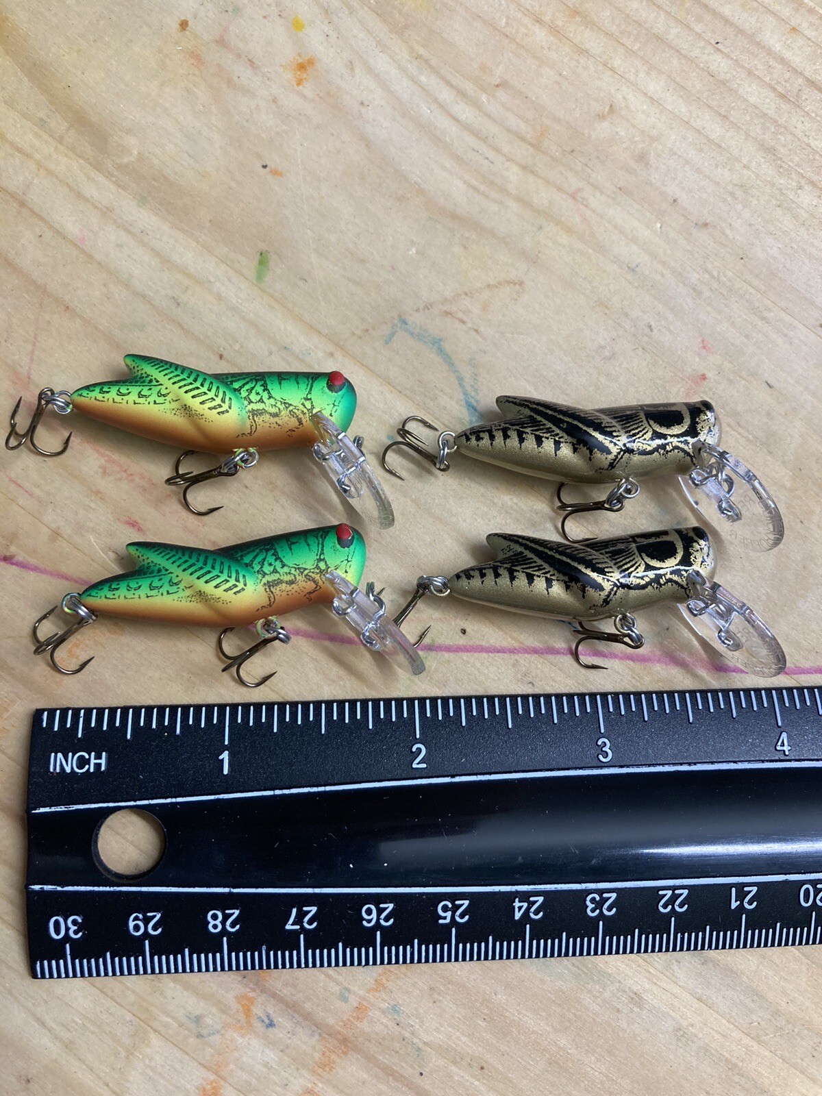 Rebel Lures Crickhopper Lot Of 4 Ultralight Crankbaits eBay