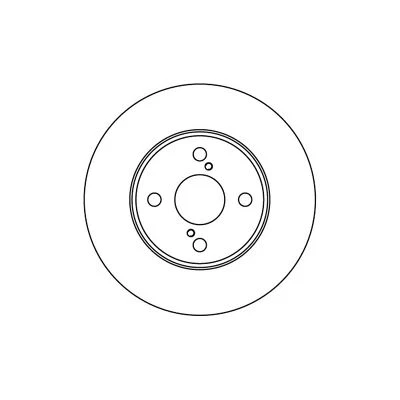 2x Brake Discs Vented For Toyota Corolla E12 1.8 VVTi Motaquip Front 4351202060 - Image 1 of 4