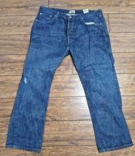 Levi's 501 Regular Fit Straight Leg Denim Blue Jeans Mens Size 40 x 30