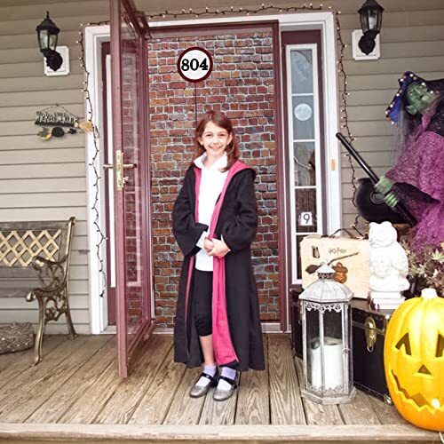 Brick Wall Party Backdrop, Wall Decoration, Curtains Door Brick Wall Old Red - 第 7/8 張圖片