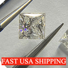 Princess Cut Certified Moissanite Loose Stone VVS D