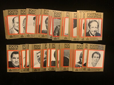 1985-88 Football Immortals Hall of Fame - Red Border singles - choose from list