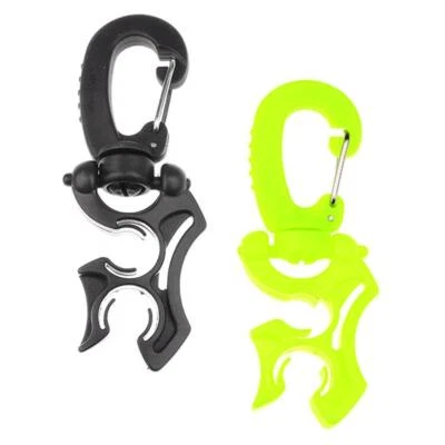 MARKENLOS 2x Premium Schlauchhalter Atemregler Octopus Retainer Clip für Scuba Diving